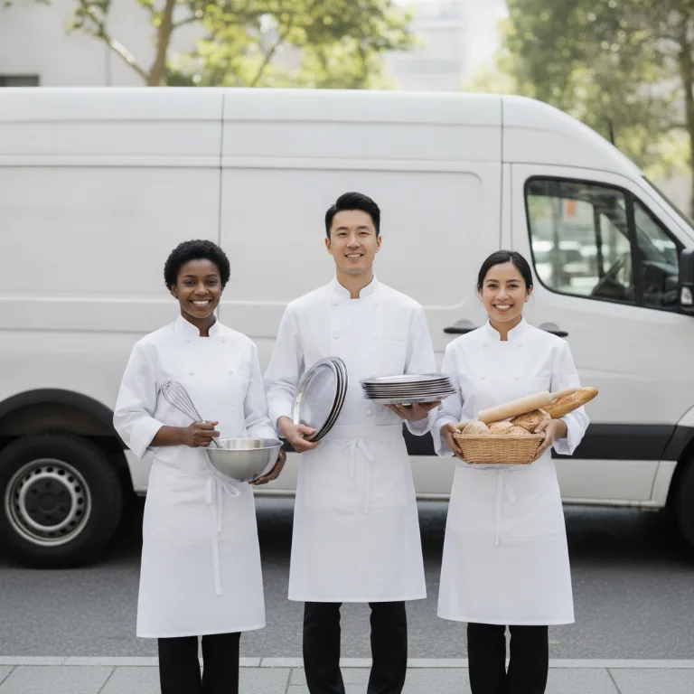 Catering team in Rhondda